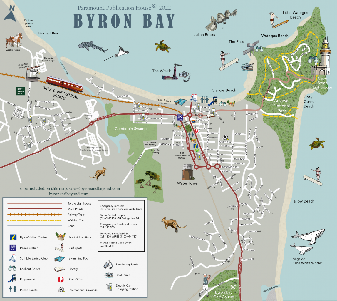 Byron Bay Map