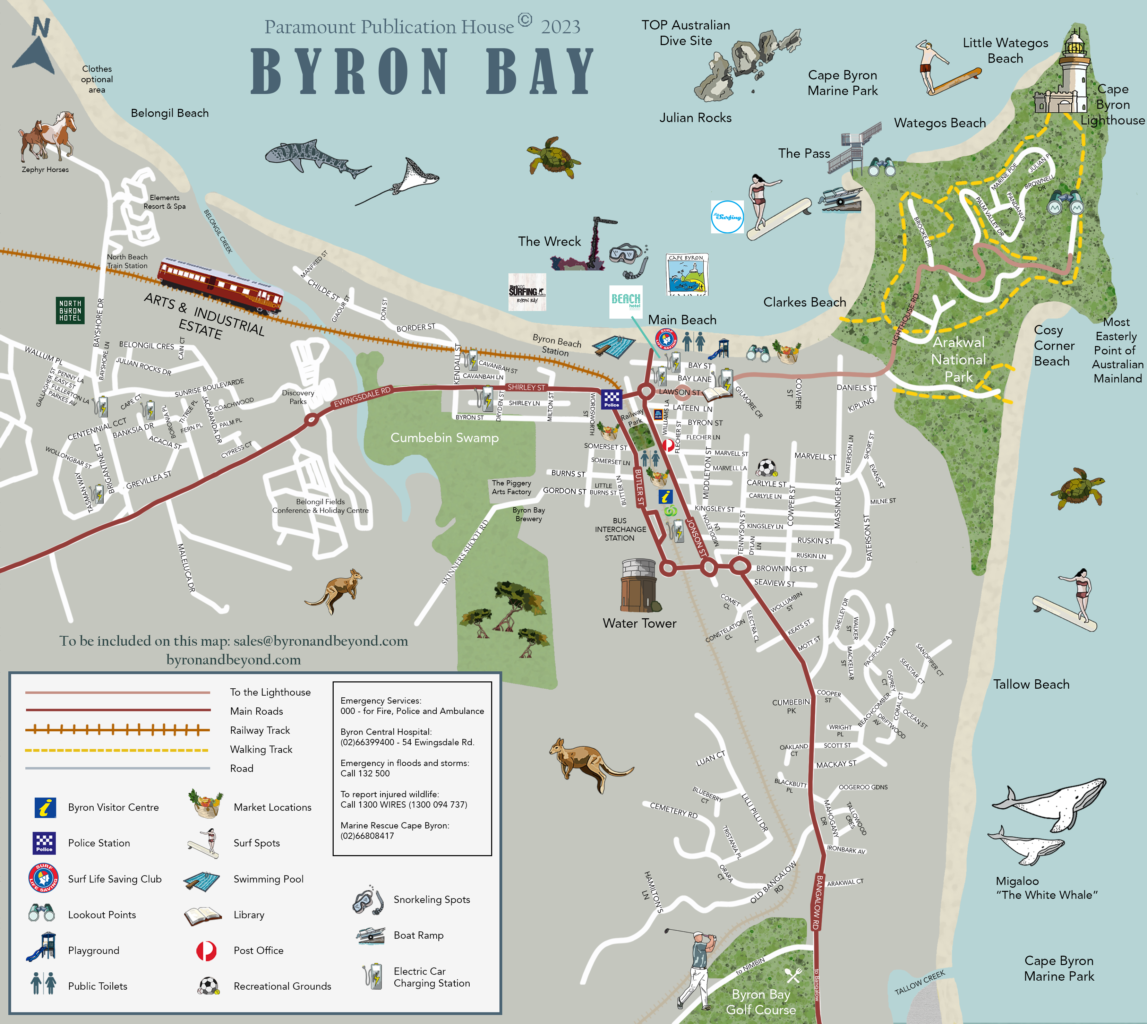 Byron Bay Map